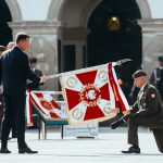 Wręczenie sztandaru Mazowiecka Brygada Obrony Terytorialnej scaled