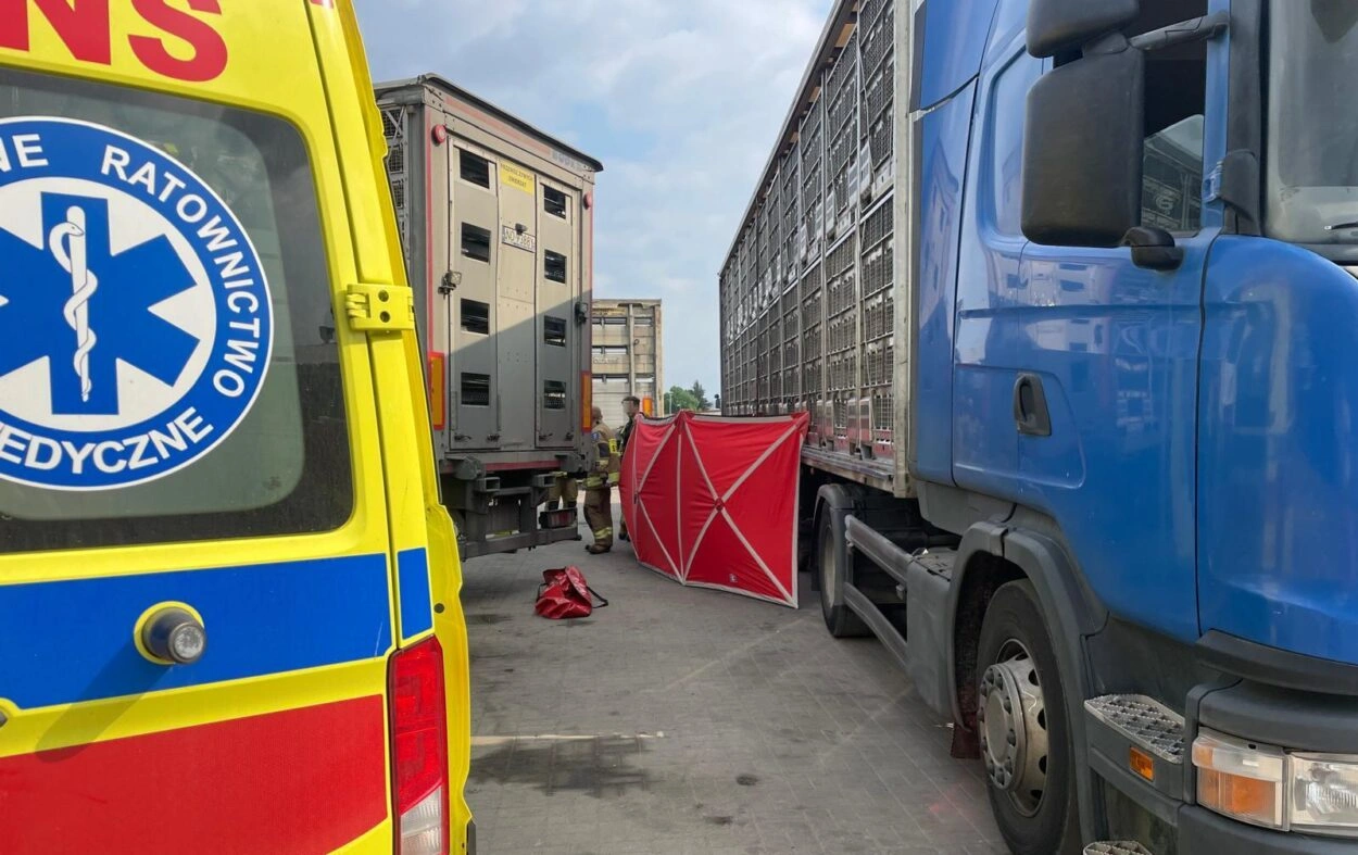 Wypadek w zakładzie pracy w Mławie