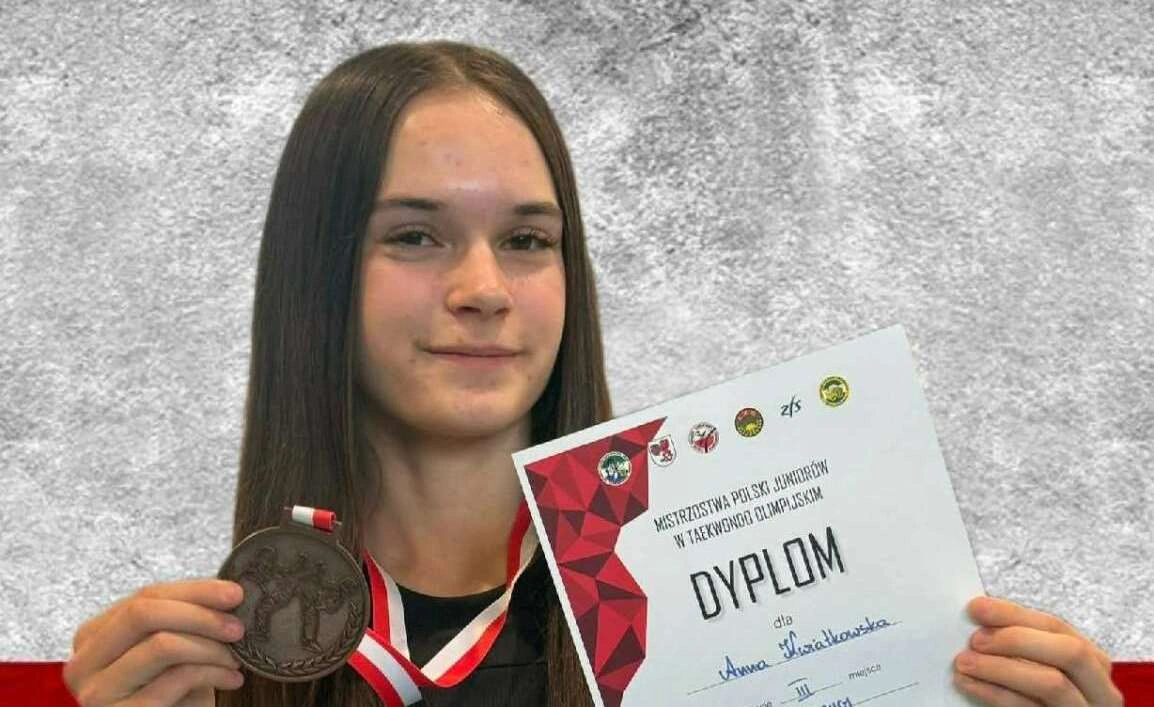 Brązowy medal Ani Kwiatkowskiej na Mistrzostwach Polski w taekwondo