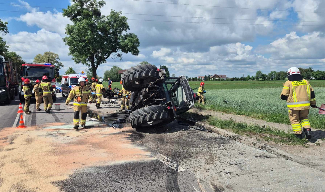 Pijany kierowca ciągnika rolniczego skazany za wypadek na trasie Przasnysz – Ciechanów