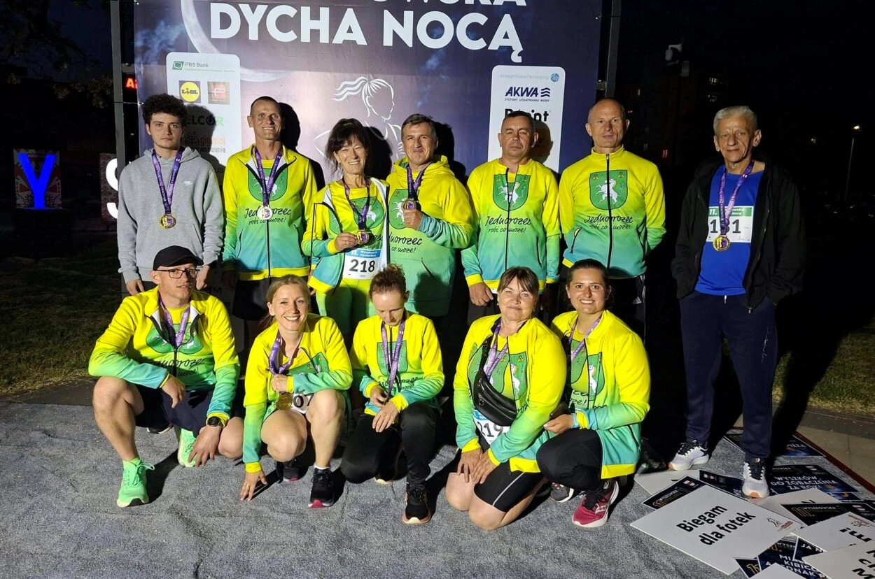 Sukcesy biegaczy z Jednorożca podczas Wyszkowskiej Dychy Nocą