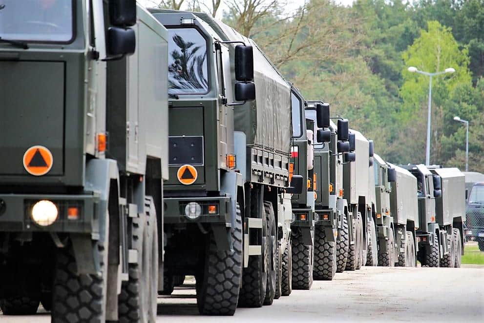 Obecność żołnierzy w powiecie przasnyskim w czasie ćwiczenia Ognista Burza–26