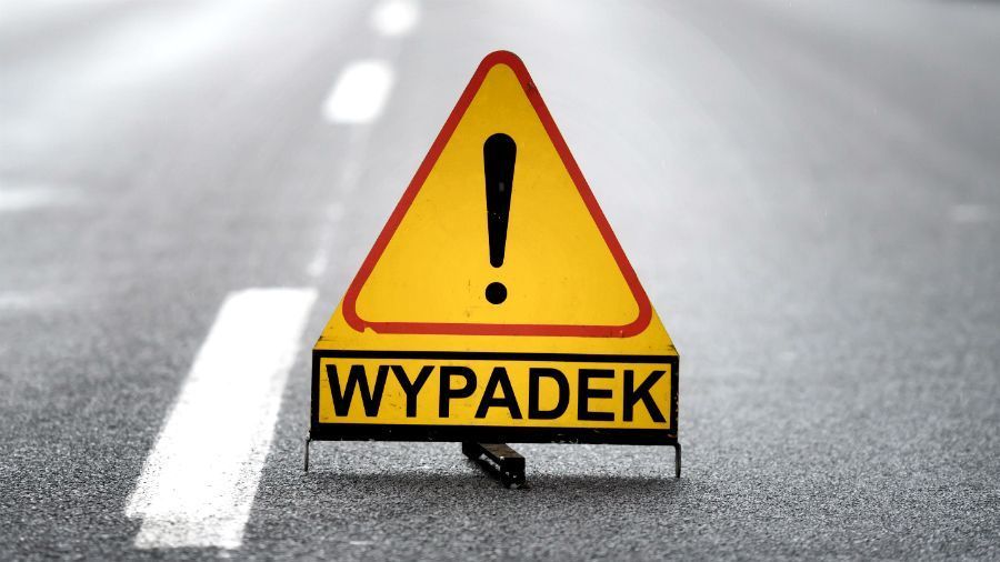 Kolizja na rondzie Dudzińskiego w Przasnyszu