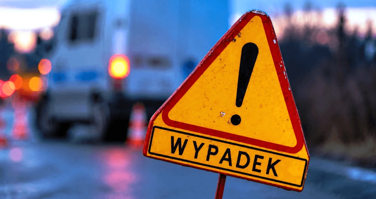 Kolizja na skrzyżowaniu w gminie Czernice Borowe