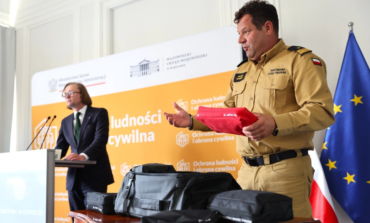 Szkolenia z reagowania na alarmy w powiecie przasnyskim