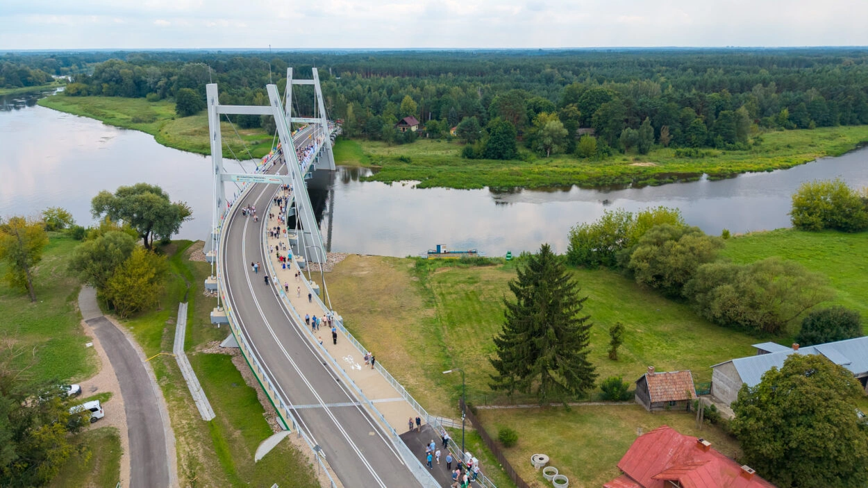 Nowy most na Narwi łączący gminy w powiatach makowskim i wyszkowskim