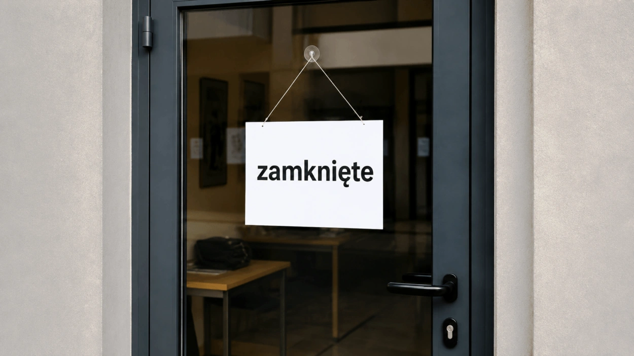Zamknięte urzędy w Przasnyszu 14 sierpnia
