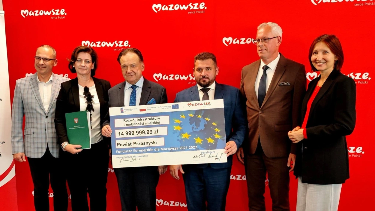 infrastruktura pieszo-rowerowa w powiecie przasnyskim