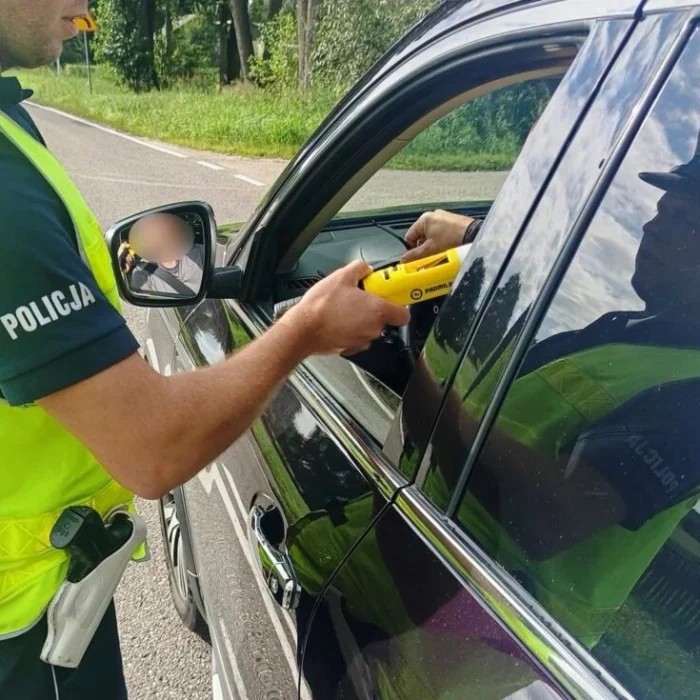 Pijany kierowca zatrzymany w Krukowie