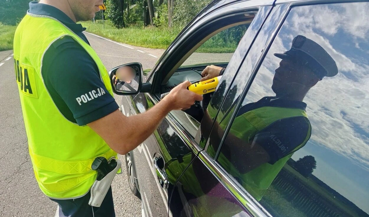 Pijany kierowca zatrzymany w Krukowie