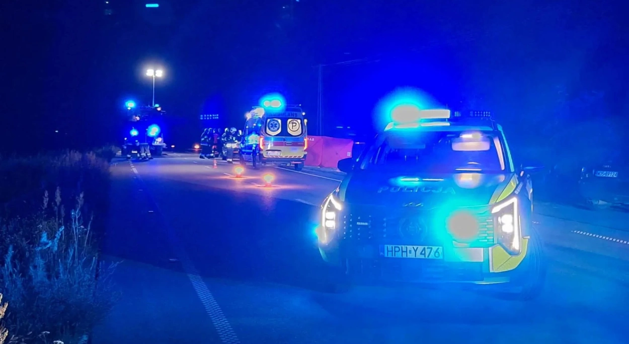 Kopaczyska śmiertelne potrącenie pieszego