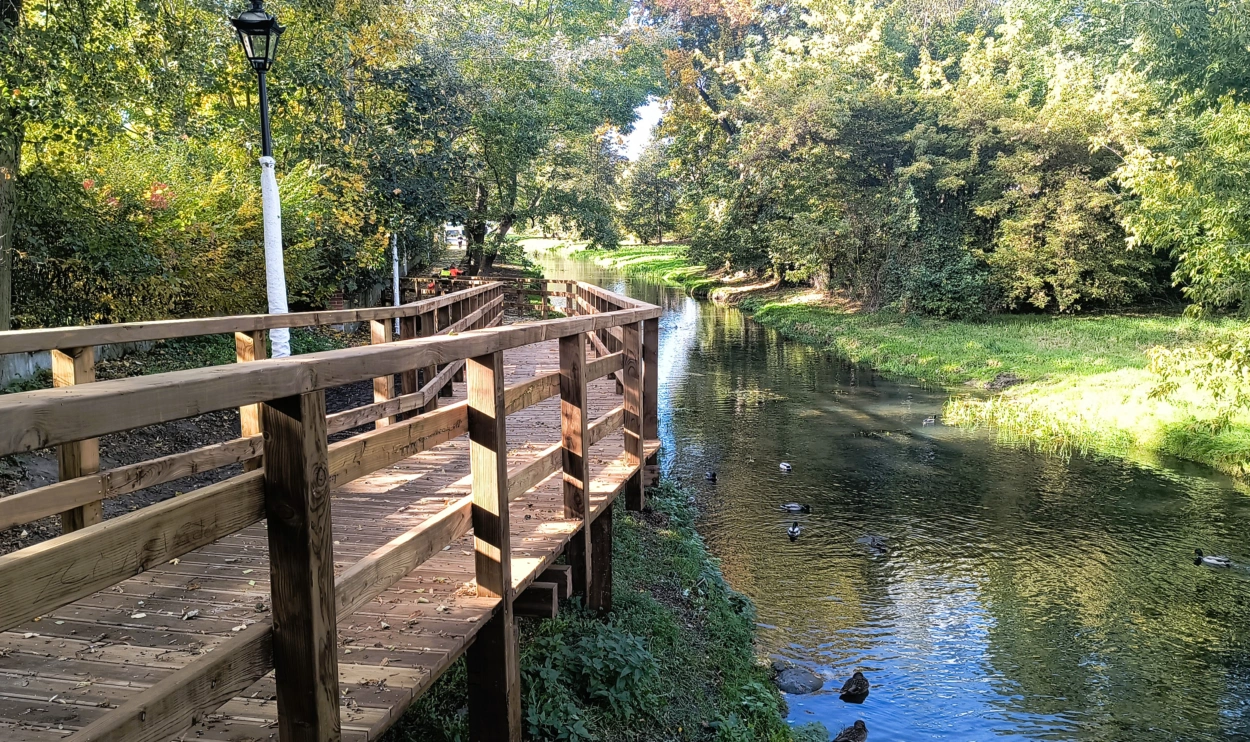 trasa spacerowa w Przasnyszu nad Węgierką