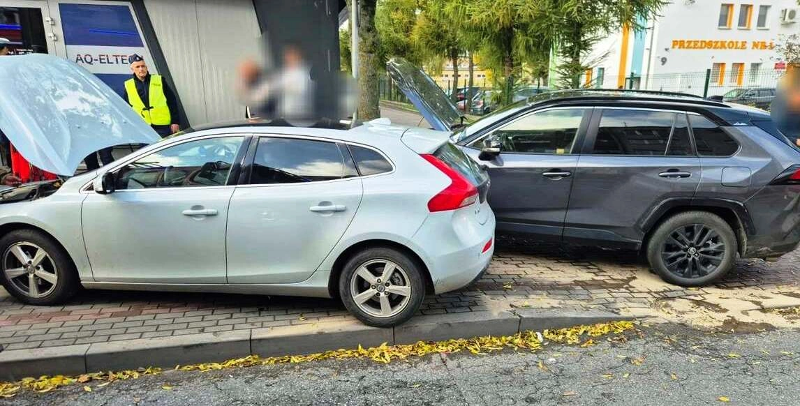 Wypadek na ul. Przasnyskiej w Makowie Mazowieckim