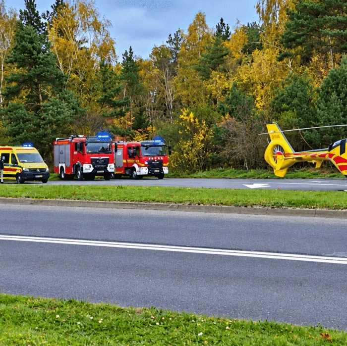 Wypadek 16-latka na hulajnodze w Mławie