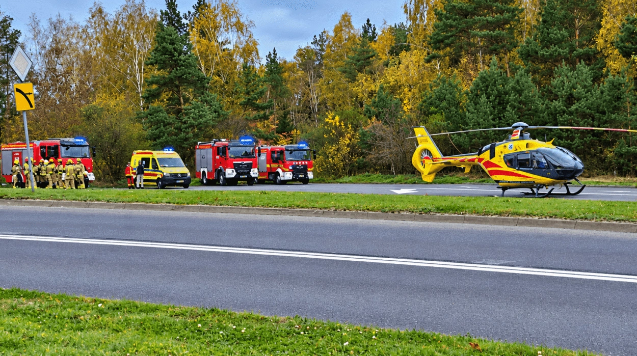 Wypadek 16-latka na hulajnodze elektrycznej w Mławie