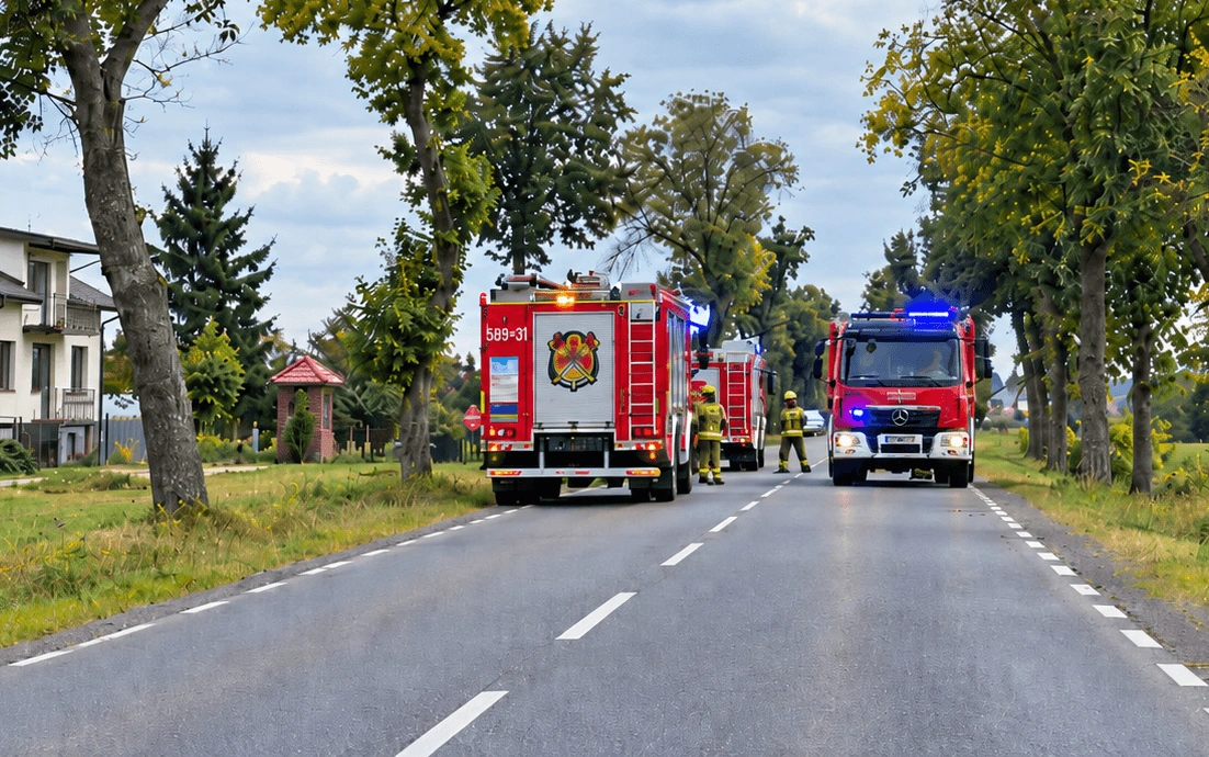Automatyczne wezwanie służb w Dobrzankowie