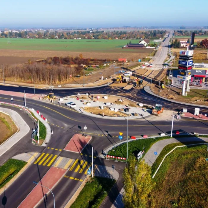 Utrudnienia w dojeździe do centrum handlowego w Ciechanowie